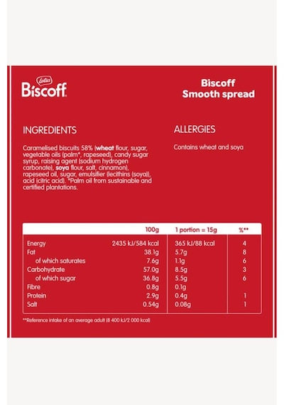 Biscoff Spread Original 400 Gr X 4