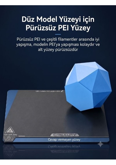Creality K1c Smooth Peı Yapı Plakası 265 250 8mm