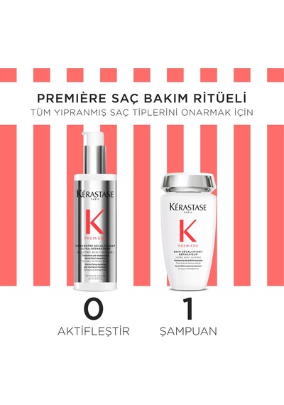 Kerastase Decalcifying & Repairing Premiere Hasarlı Saçlar için Onarıcı Bakım Seti