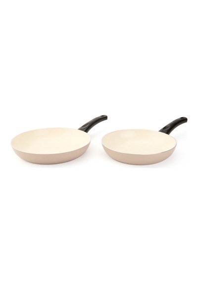 Naturel 2'li Tava Seti - Bej - 24 Cm + 26 Cm Bej - 640524471 Bej
