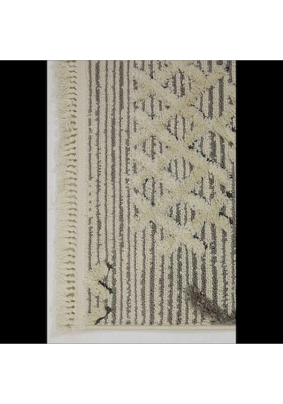 Hoom Rugs Step 2205 Gri İskandinav Halı Gri
