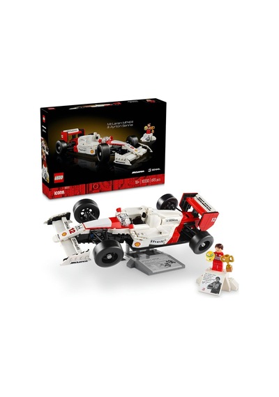 Icons Mclaren Mp4/4 Ve Ayrton Senna 10330 - Araç Tutkunu Yetişkinler İçin Koleksiyonluk Yaratıcı Model Araba Yapım