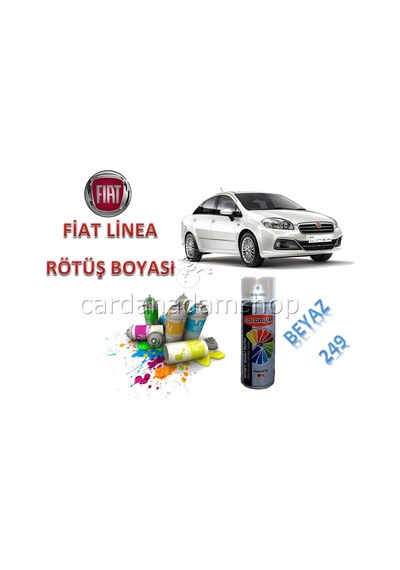 Fiat Linea Beyaz 249 Rötuş Boyası 400 ML. Sprey Kutu