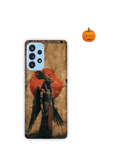 Samsung Galaxy A52 Uyumlu Şeffaf Kılıf Antik Mısır 7 Tasarımlı