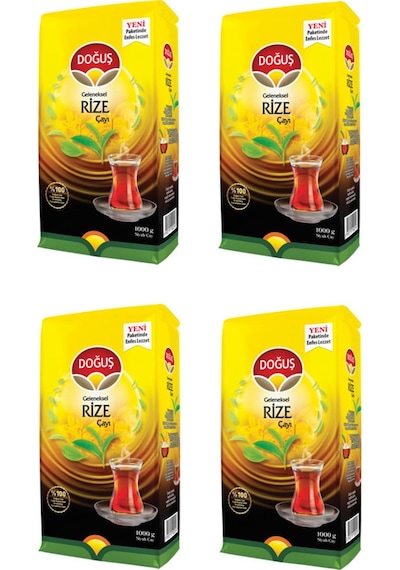 Doğuş Geleneksel Rize Çayı 1000 Gr X 4 Adet