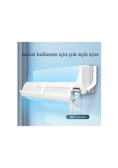 Evrensel Ayarlanabilir 8 Toz Filtreli Klima Aparatı Split Tipi Hava Yönlendirici Aparat - 877969677