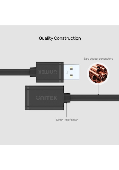Unıtek Usb-a M To Usb-a F Kablo 1.5mt Y-c449gbk