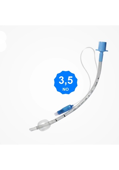 Endotrakeal Tüp Entübasyon Tüpü Spiralli Balonlu 3,5mm No:3,5 - 10 Adet