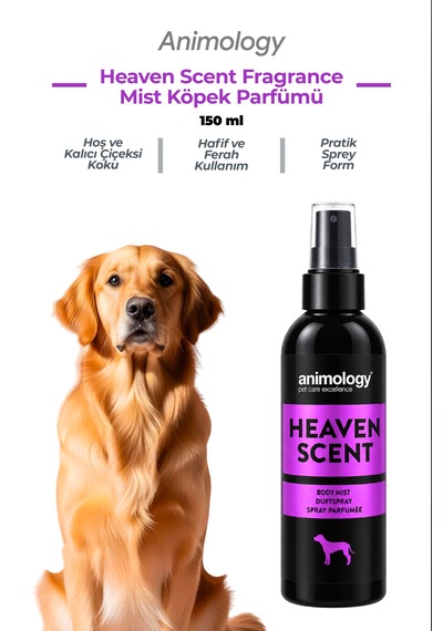 Animology Heaven Scent Fragrance Mist Kedi Köpek Parfümü 150 Ml - Çiçeksi Notalı Dişiler İçin Vegan