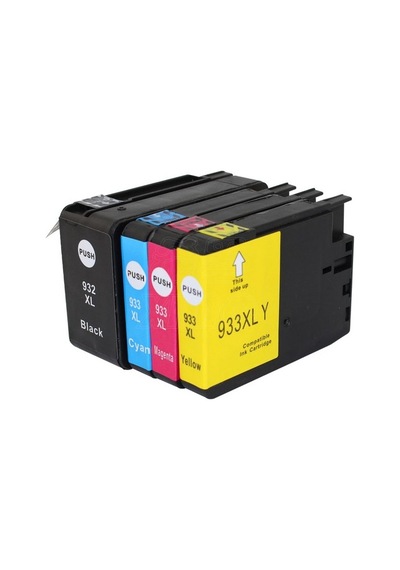 For Lexmark Hp 932Xl-Hp 933Xl 4 Renk Set Uyumlu Kartuş Hp Officej