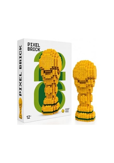 Dünya Kupası Tasarımlı Büyük Parçalı Blok Oyuncak Seti Big Pixel Brick Set