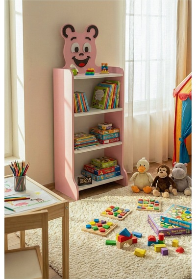 Happy Face Çocuk Kitaplığı Pembe Diğer