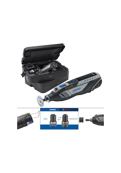 Dremel 8250-5/65 Yeni 2x12v Akülü Kömürsüz Çok Amaç El Motoru F0138250jf