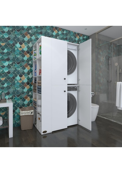 Kenzlife Çamaşır-Kurutma Makinesi Dolabı Kapaklı Fedyenka Sol Byz 180*090*60 Banyo Arkalıksız Çok Renkli Kenzlife Çamaşır-Kurutma Makinesi Dolabı Kapaklı Fedyenka Sol Byz 180*090*60 Banyo Arkalıksız Çok Renkli