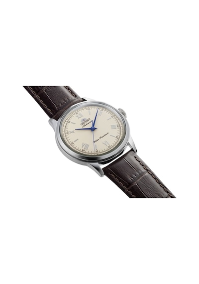 Orient Sun&moon Ra-bb0003y30b Kurmalı Otomatik Deri Kahverengi 39 Mm Erkek Kol Saati Gri