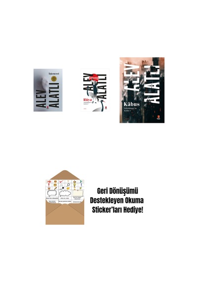 İşkenceci + Schrödinger İn Kedisi 2 - Rüya + Schrödinger'in Kedisi 1 - Kâbus + Okuma Sticker'ları