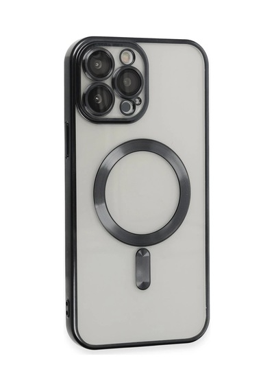 Muratech Newface Apple Uyumlu iPhone 15 Pro Max Kılıf Kross Magneticsafe Kapak - Siyah