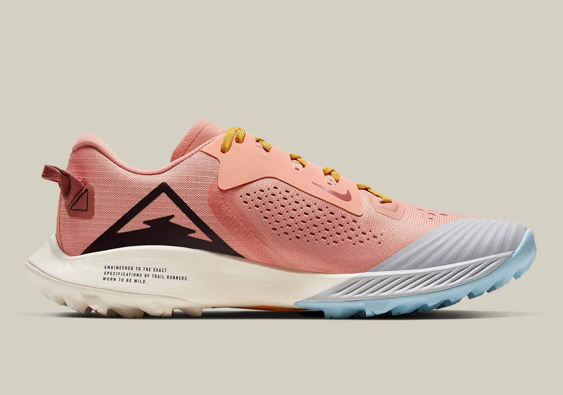 Nike Air Zoom Terra Kiger 6 Pink Quartz Gri - Pembe - Beyaz
