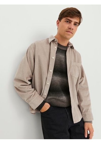 Jack & Jones Jack&jones Oversize Vizon Erkek Gömlek 12239321 001
