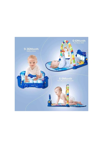 Babycim 3 in1 Piyanolu Balina Desenli Oyun Halısı
