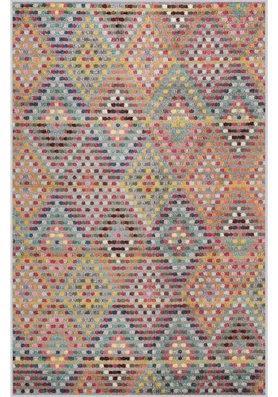 Rovigo Home Dijital Baskı Kaymaz Taban Salon Halısı Rvg1110 Çok Renkli