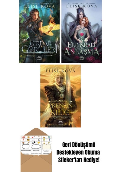 Girdap Görüleri Girdap Günlükleri Birinci Kitap + Elf Kralı İle Anlaşma + Prensin Kılıcı Altın Muhafızlar Serisi 2 Ciltli