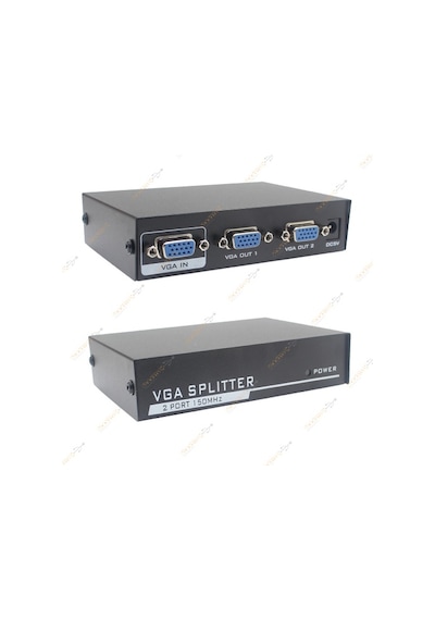 Vga Çoklayıcı Vga Splitter 2 Port Vga Video Splitter 1 İn 2 Out