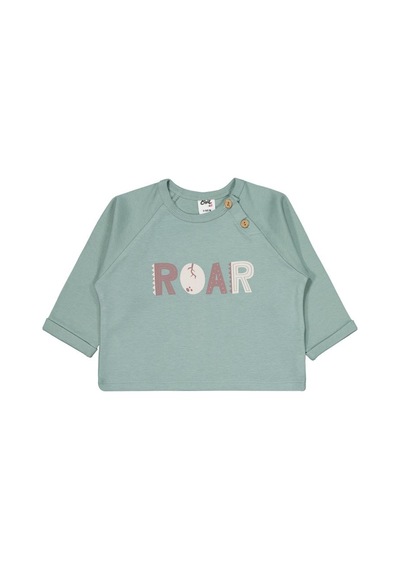 Civil Baby Roar Baskılı 6-18 Ay Takım - Yeşil Çağla Yeşili