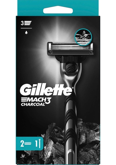 Gillette Mach3 Charcoal Yedekli Tıraş Bıçağı