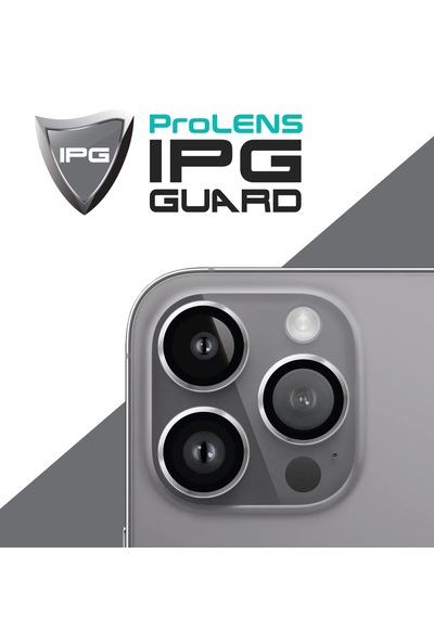 Apple Uyumlu iPhone 14 Pro / Pro Max İçin Ipg Kamera Lens Koruyucu - Uzay Gri