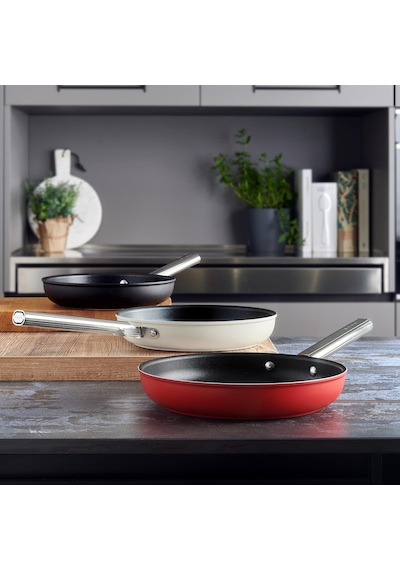 Smeg Cookware 50's Style Kırmızı Tava 28 CM