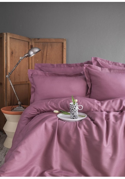 King Size Ellie Violet Bambu Nevresim Takımı Mor