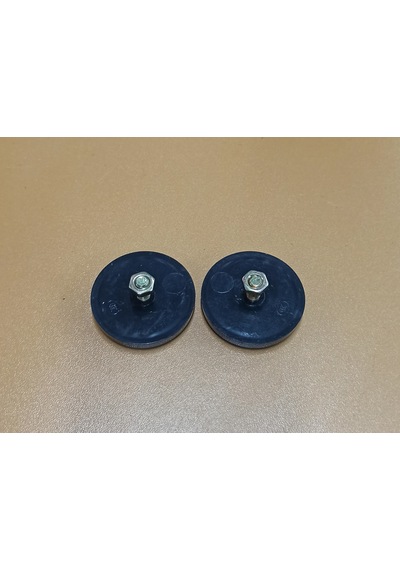 Yuvarlak Reflektör Kırmızı Renk 6mm Vidalı 2 Adet