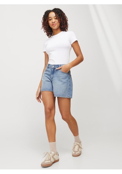 Jack & Jones Jack&jones Jxlaura Short Mw Denım Shorts Dnm Sn Kadın Denım Şort Mavi