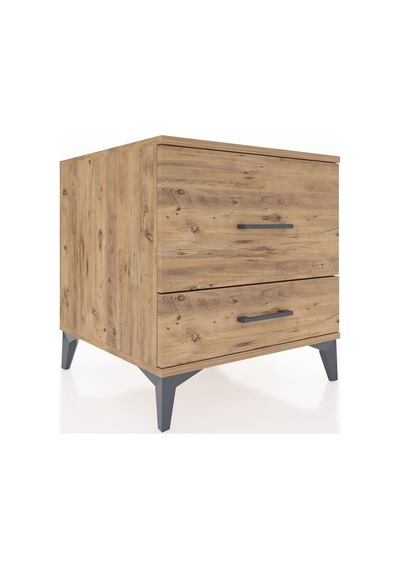 Kronos Komodin 2 Çekmeceli 60x59x64 Çam-çam Çam
