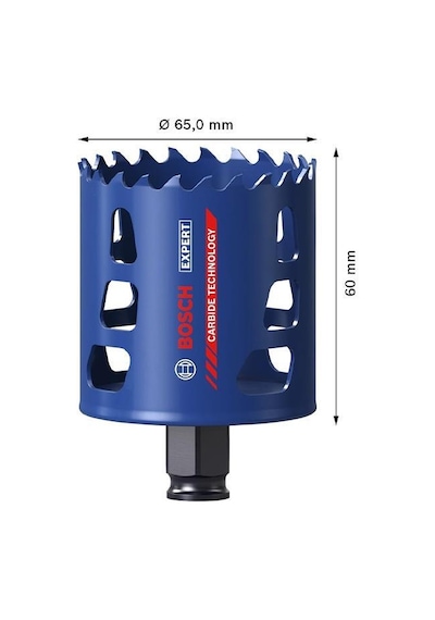 Bosch 65 Mm Expert Sert Malzemeler İçin Panç 2608901892