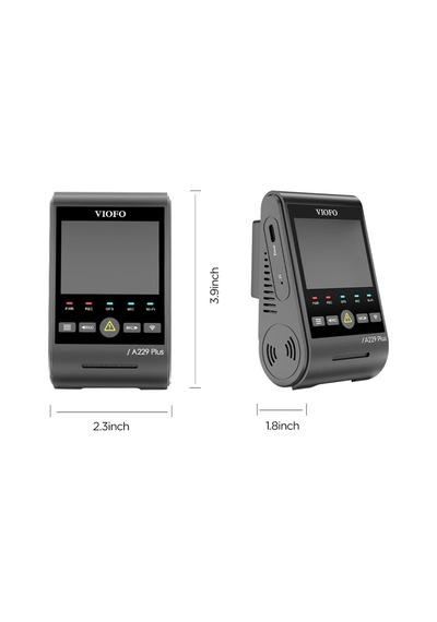 A229 Plus 2k Hdr Sony Starvis 2 Sensörlü Wi-fi Gps'li Araç Kamerası