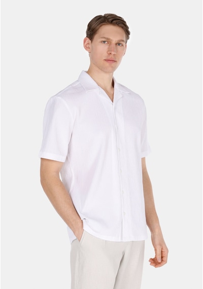 Colin's Colins Regular Fit Shirt Neck Jakarlı Erkek Beyaz Kısa Kol Gömlek Cl1074590 Q1.v1 Wht Colin's Colins Regular Fit Shirt Neck Jakarlı Erkek Beyaz Kısa Kol Gömlek Cl1074590 Q1.v1 Wht