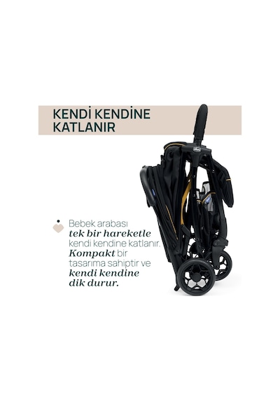Chicco Glee Bebek Arabası Uneven Black 08087068730000