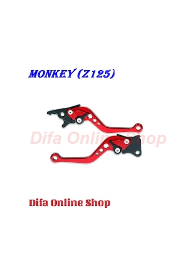 Monkey Z125 Manet Ayarlı Cnc Spor 2019-2022 Kırmızı Motoparax Renk : Standart