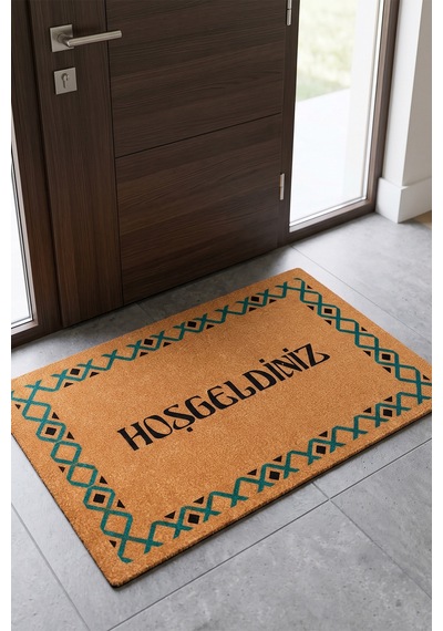 Villadia Home Textile Kapı Önü Paspası Kaymaz Taban Dekoratif Paspas Ev Giriş Antre İç Ve Dış Mekan Paspası 45x70 Cm 11ypycoco