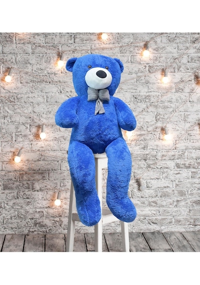 160 Cm Sevgiliye Özel Romantik Dev Boy Papyonlu Peluş Ayı- % 100 Yerli 001