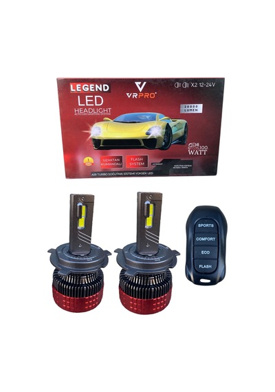 Vr Pro Legend Kumandalı H4 Led Far Ampülü