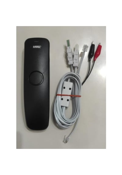 Karel Test Telefonu Beyaz Kesmeli Kesmesiz Test Kablolu