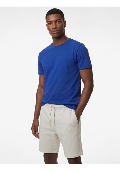 Koton Straight Fit Cepli Beli Bağcıklı Spor Şort Gri Melanj 6sam40107nk