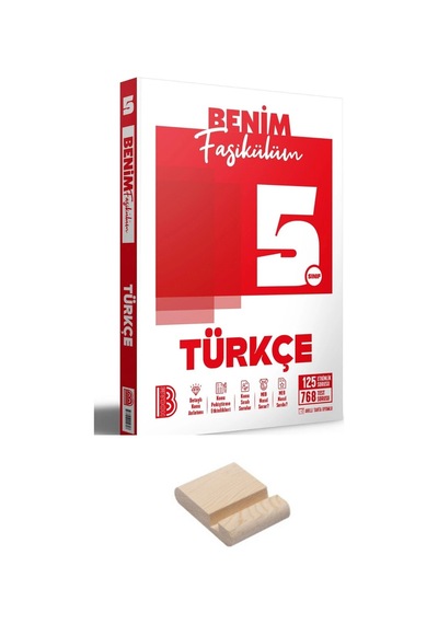Benim Hocam 5. Sınıf Türkçe Fasikülüm + Telefon Standı