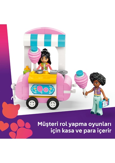 LEGO® Friends Pamuk Şeker Standı ve Scooter 42643 - 6 Yaş ve Üzeri Çocuklar için Mini Bebek İçeren Yaratıcı Oyuncak Yapım Seti (110 Parça) LEGO® Friends Pamuk Şeker Standı ve Scooter 42643 - 6 Yaş ve Üzeri Çocuklar için Mini Bebek İçeren Yaratıcı Oyuncak Yapım Seti (110 Parça)