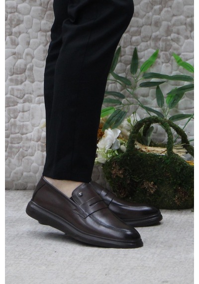 Pierre Cardin 14207 Kahve Hafif Taban Hakiki Deri Erkek Ayakkabı 001