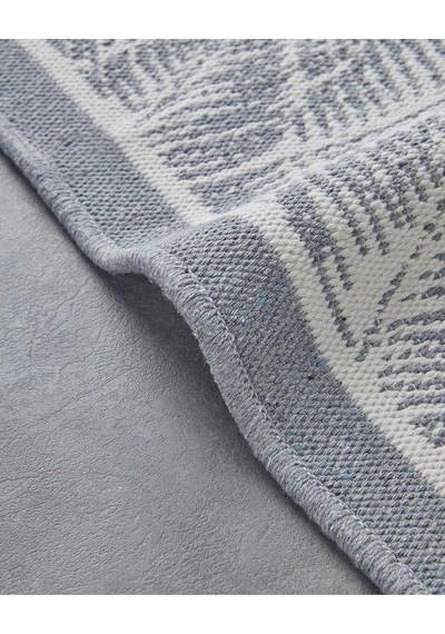 Leaves Dokuma Kilim Gri Standart