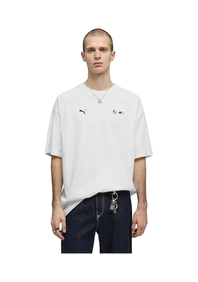 Puma Bmw M3 T7 Erkek Beyaz Günlük Stil T-shirt 63487402 Beyaz